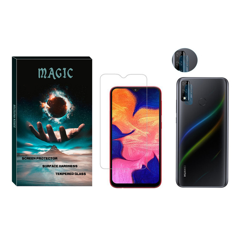  محافظ صفحه نمایش مجیک مدل SDHM-01 مناسب برای گوشی موبایل سامسونگ Galaxy A10 به همراه محافظ لنز