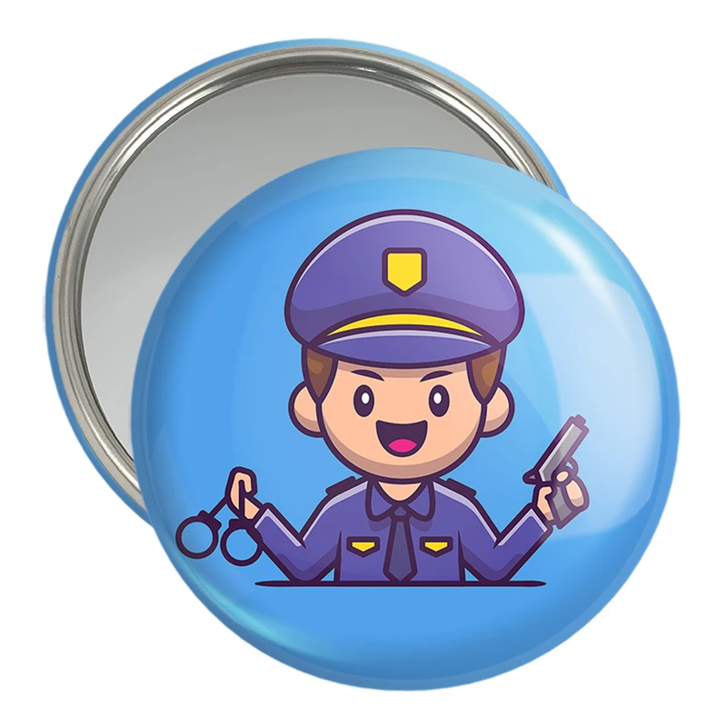 آینه جیبی خندالو مدل پلیس کد 29373