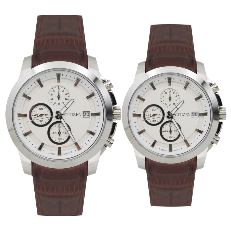 ست ساعت مچی عقربه‌ای کوارتز زنانه و مردانه سیتی زن مدل 2137sha