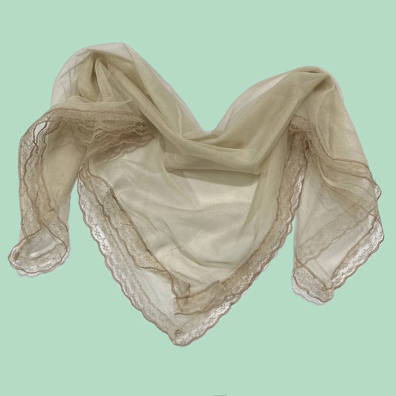 روسری زنانه مدل گیپور شاین مجلسی کد ۰۰۱۲۲