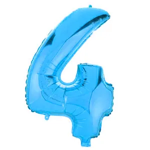 بادکنک فویلی سورتک مدل عدد چهار پلاس کد STFN05 