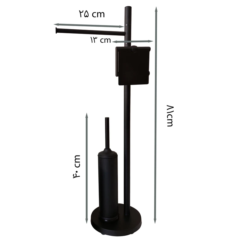 عکس شماره 3 : پایه رول دستمال کاغذی مدل ایستاده