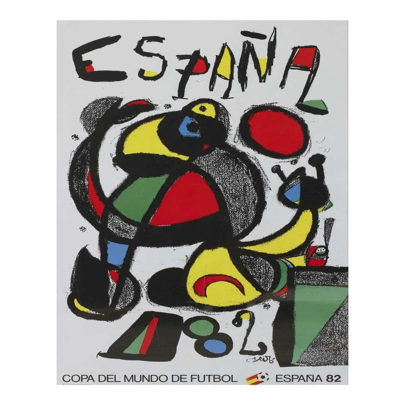 پوستر مدل جام جهانی 1982 تبلیغاتی ورزشی