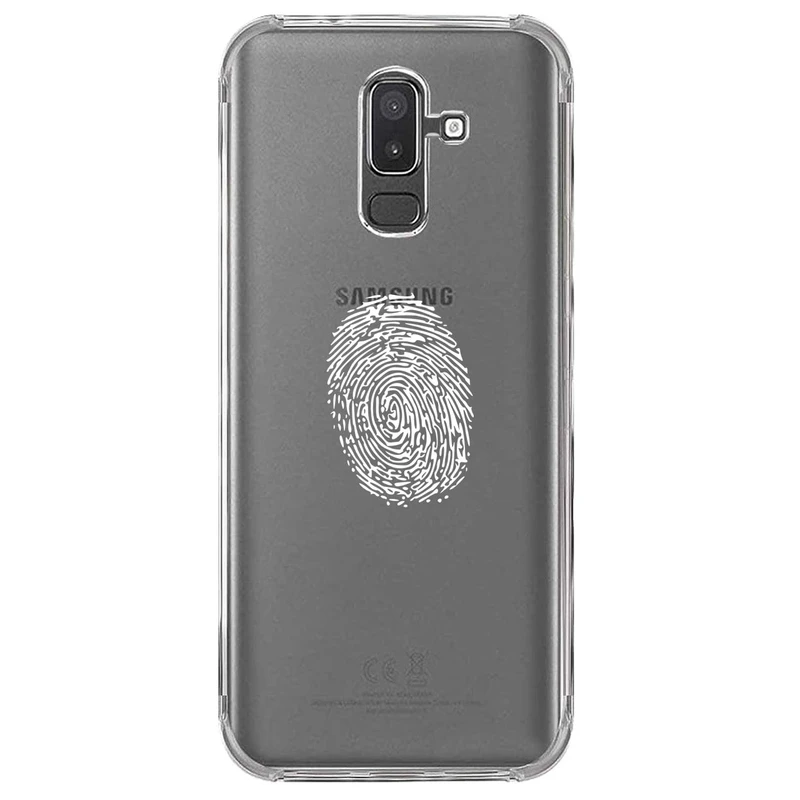 کاور مگافون طرح اثر انگشت مدل C62-W مناسب برای گوشی موبایل سامسونگ Galaxy A6 Plus