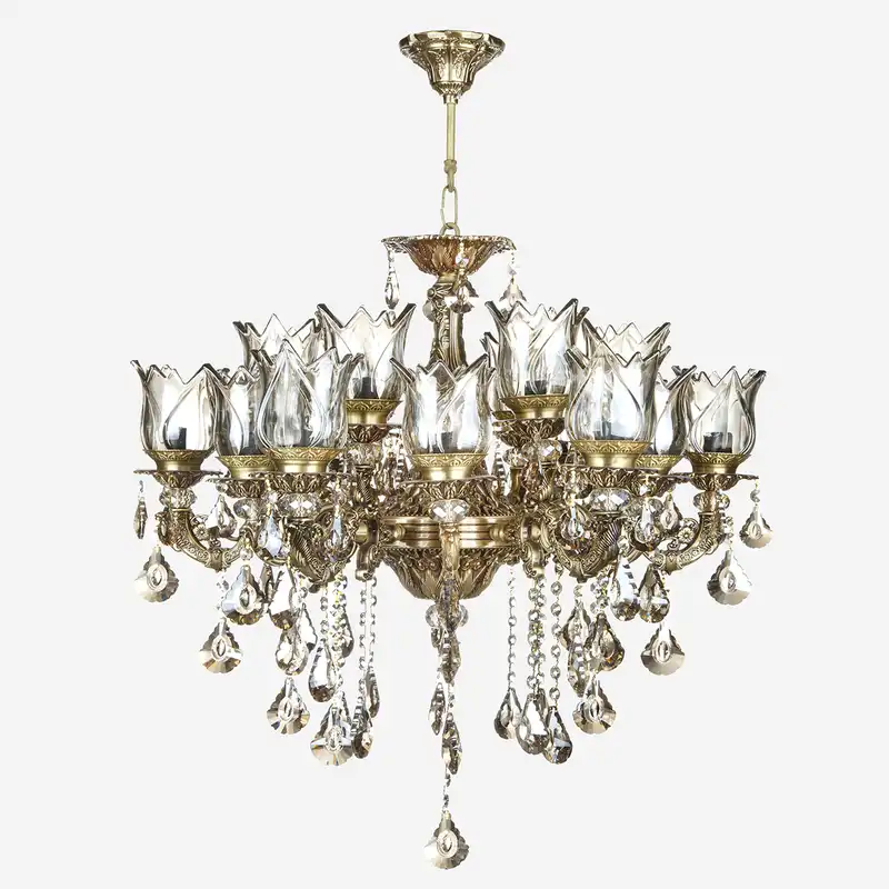 لوستر 18 شعله چشمه نور کد S3643/6+12-A