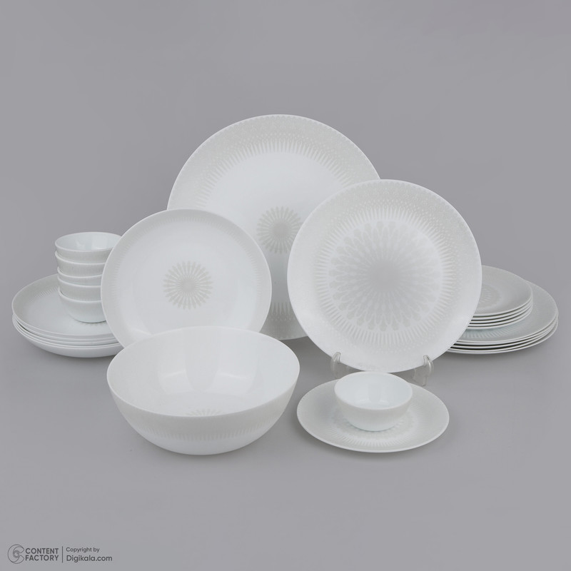 سرویس غذاخوری 26 پارچه 6 نفر آیروپال مدل کلاسیک  مدل 1048 ورژن 3