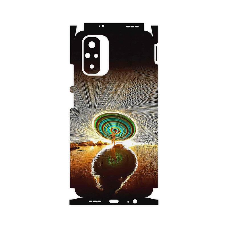 برچسب پوششی ماهوت مدل Night Light Fountain-FullSkin مناسب برای گوشی موبایل شیائومی Redmi Note 10s