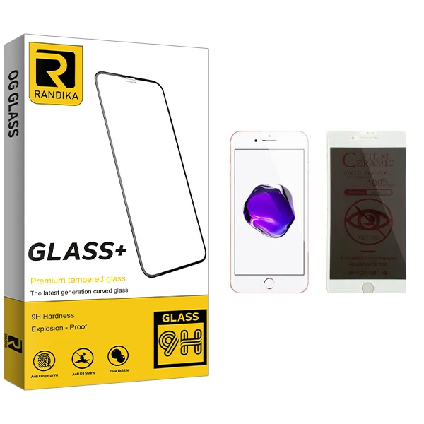 محافظ صفحه نمایش حریم شخصی راندیکا مدل GLD مناسب برای گوشی موبایل اپل iPhone 8 Plus