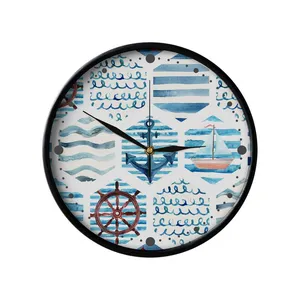 ساعت دیواری مدوپد طرح کشتی کندویی مدل pod00386