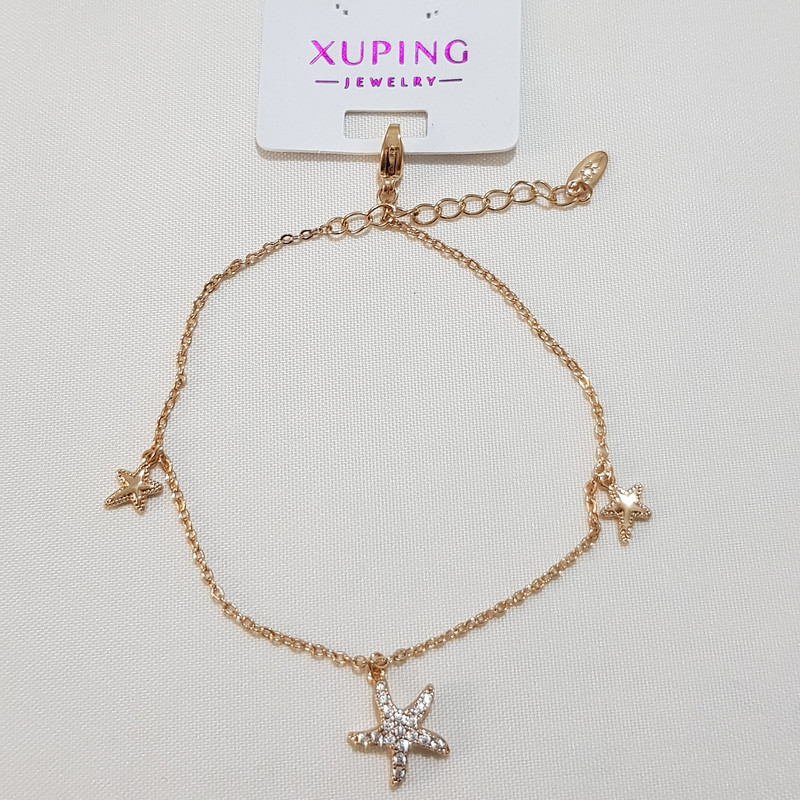 دستبند زنانه ژوپینگ مدل ستاره دریایی نگینی 3334