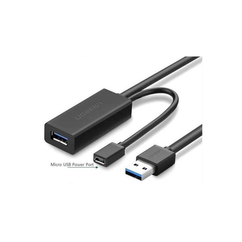 کابل افزایش طول USB 3.0 یوگرین مدل US175-20826 طول 5 متر