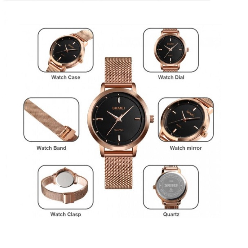 ساعت مچی عقربه ای زنانه اسکمی مدل 1528 ساعت مچی عقربه ای زنانه اسکمی مدل 1528