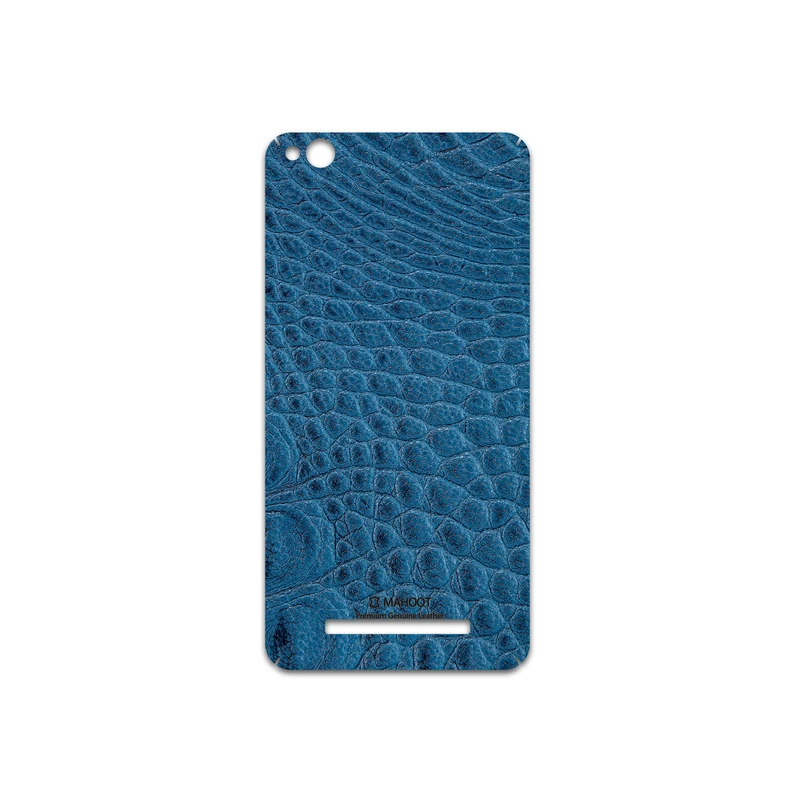 برچسب پوششی ماهوت مدل Blue-Crocodile-Leather مناسب برای گوشی موبایل شیائومی Redmi 4A