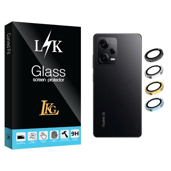 محافظ لنز گوشی ال کا جی مدل LKK Ringi مناسب برای گوشی موبایل شیائومی Redmi Note 12 Pro 5G