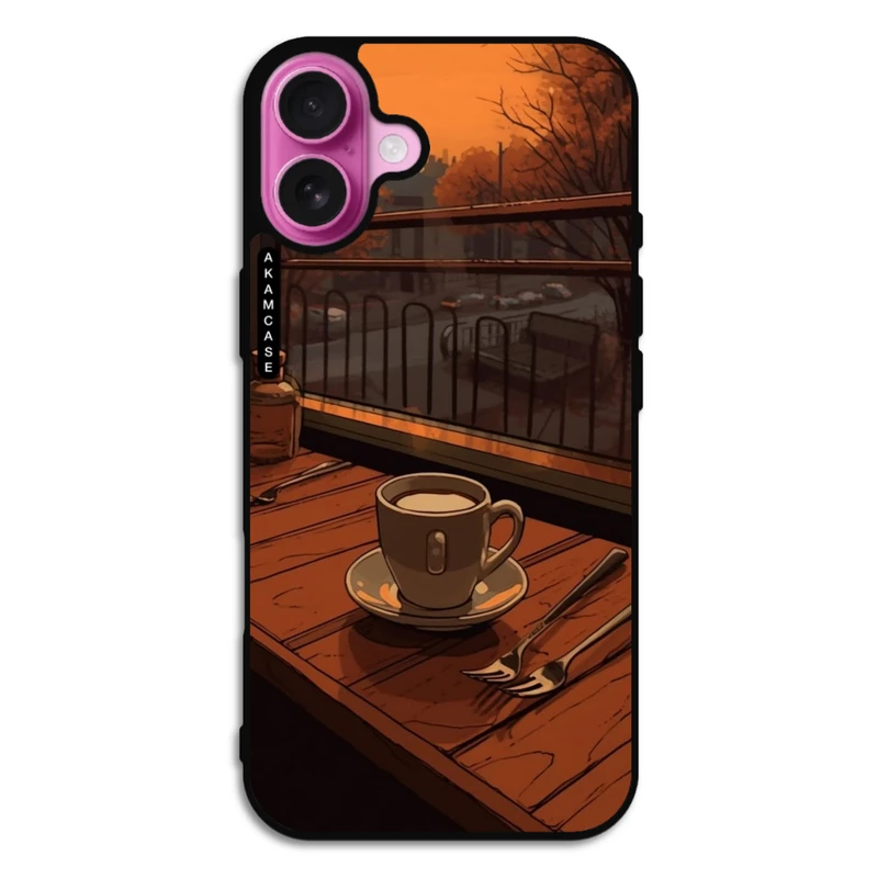 کاور آکام مدل AMC-WA16PLUS-COFFEE-11 مناسب برای گوشی موبایل اپل iPhone 16 Plus