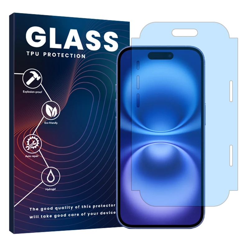 محافظ صفحه نمایش گلس مدل مات آنتی بلو مناسب برای گوشی موبایل اپل iPhone 16 