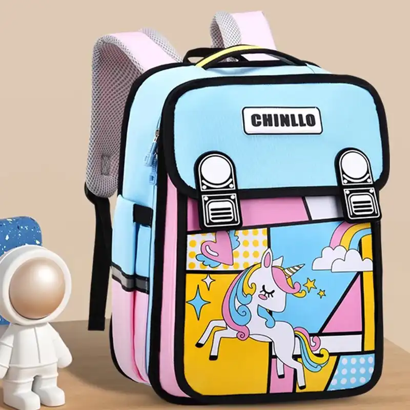 کوله پشتی مدل دوبعدی طرح یونیکورن 4272