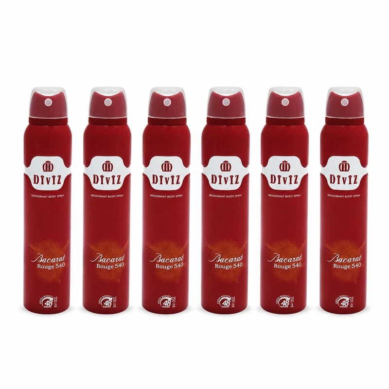  دئودورانت دیوایز مدل باکارات رژ بسته 6 عددی 