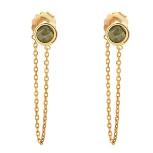 گوشواره طلا 18 عیار زنانه الن نار مدل N0604