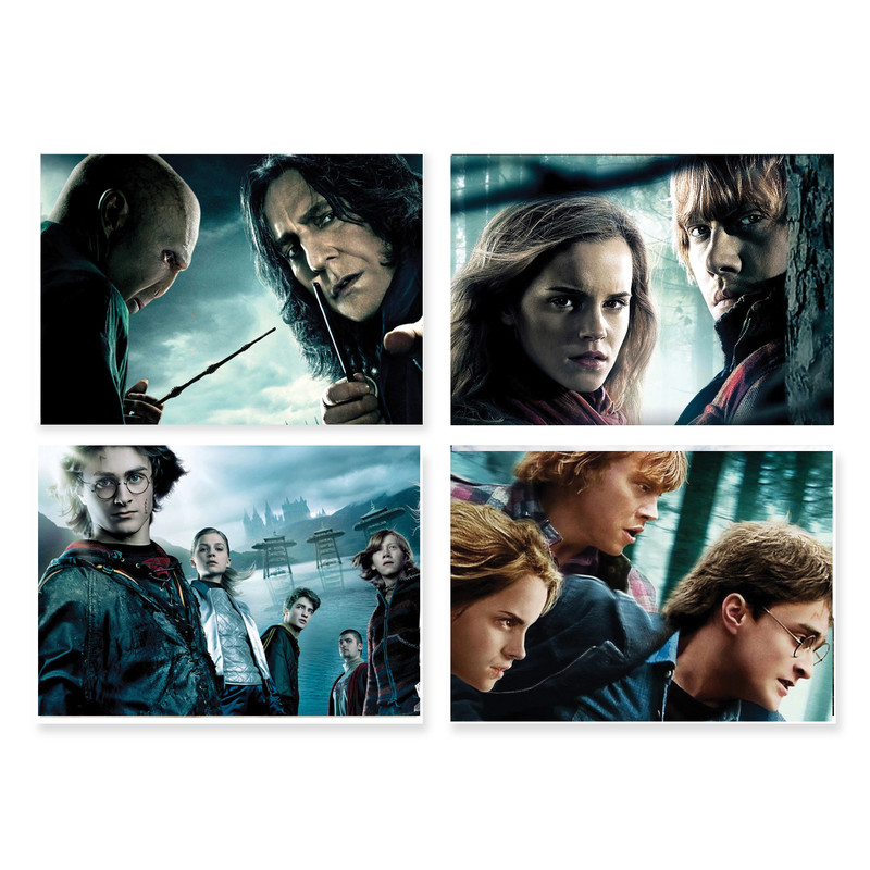 پوستر طرح هری پاتر کد A-2013 مجموعه 4 عددی