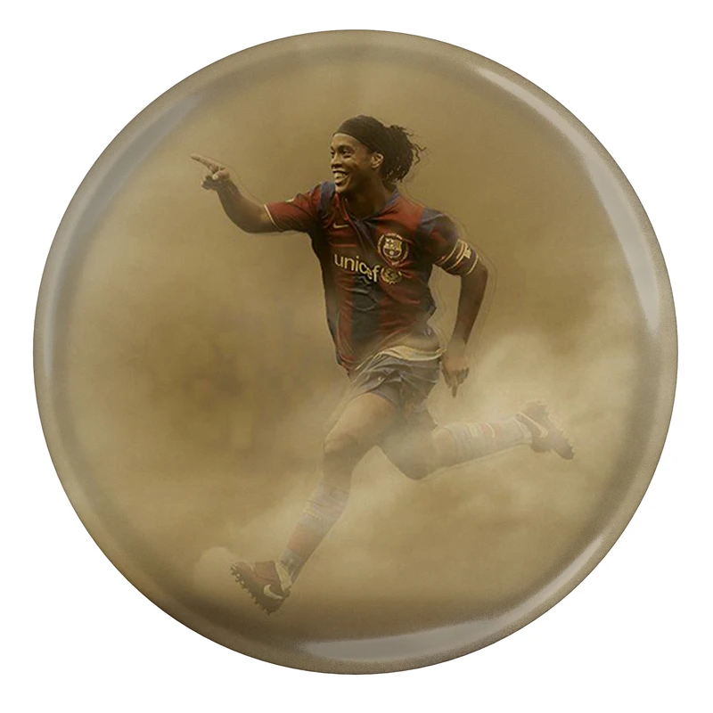 پیکسل طرح بازیکن فوتبال بارسلونا اسپانیا رونالدینیو مدل S4793