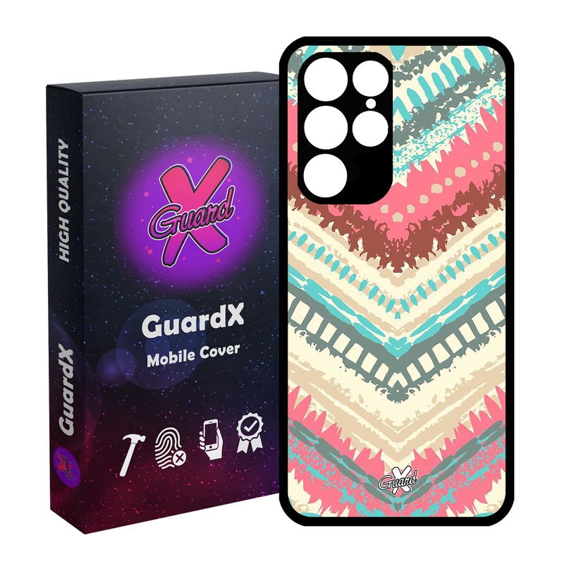 کاور گارد ایکس طرح Colors مدل Glass10129 مناسب برای گوشی موبایل سامسونگ Galaxy S22 Ultra