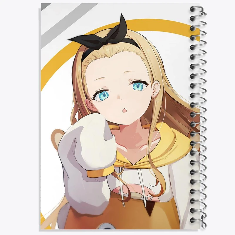 دفتر نقاشی 50 برگ خندالو مدل کورومی انیمه لیکوریس ریکویل Lycoris Recoil کد 22972