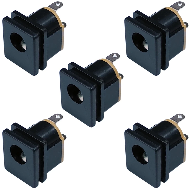 جک آداپتور روپنلی مدل کشویی کد DC015 بسته 5 عددی