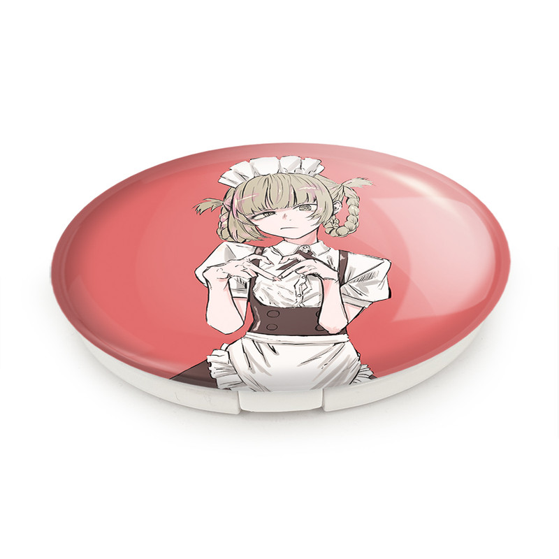 آینه جیبی خندالو طرح نازونا ناناکوسا انیمه کال آف نایت مدل تاشو کد 17826