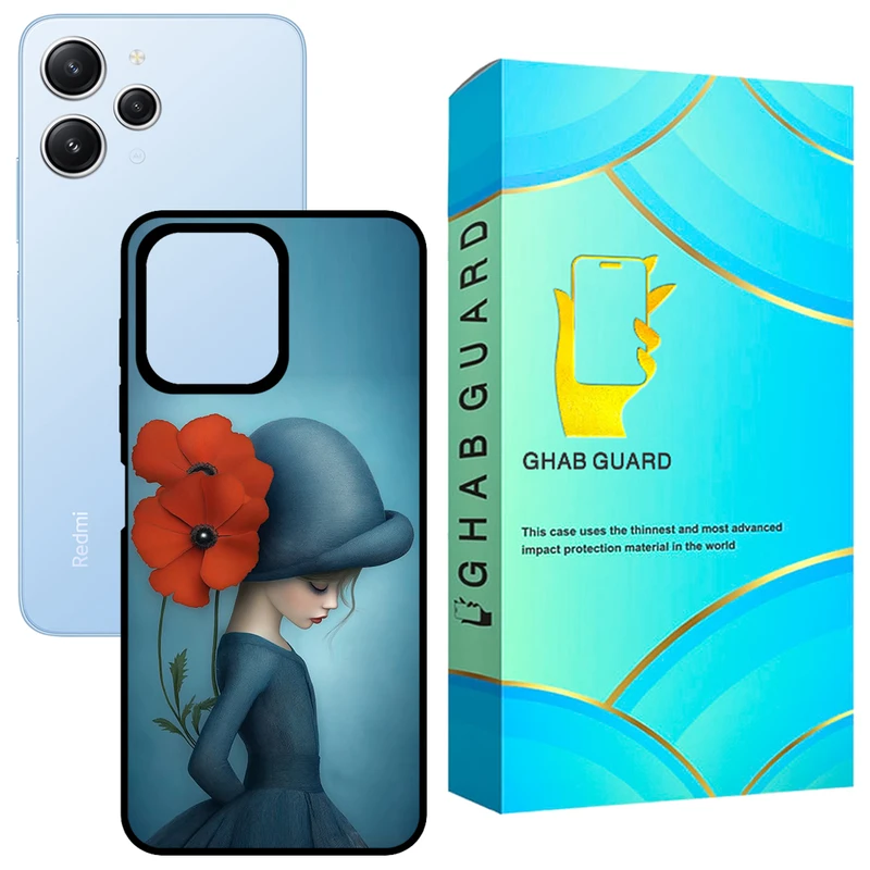 کاور قاب گارد طرح دختر مدل GCHPR12 مناسب برای گوشی موبایل شیائومی Redmi 12 4G / Redmi 12 5G / Poco M6 Pro 5G