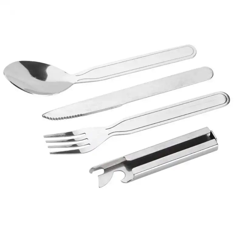 مجموعه قاشق چنگال و کارد سفری کد 04