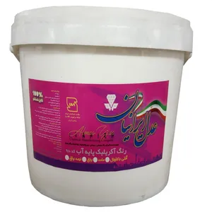 رنگ آکریلیک نیمه براق عدل ایرانیان کد 910 وزن 5 کیلوگرم