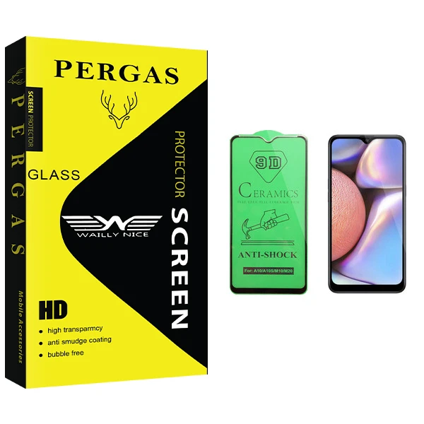 محافظ صفحه نمایش سرامیکی وایلی نایس مدل Pergas Glass مناسب برای گوشی موبایل سامسونگ Galaxy A10s