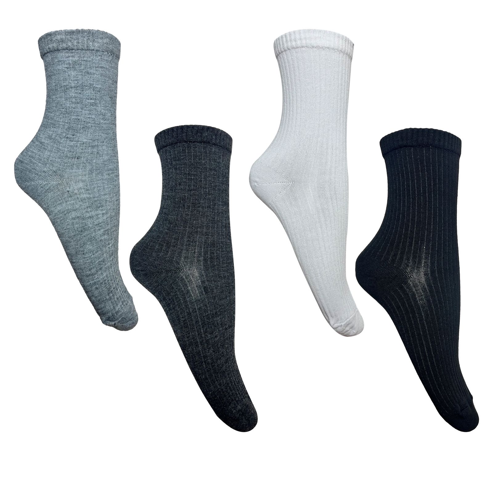 جوراب پسرانه تن پوش هنگامه مدل کبریتی بسته 4 عددی - - 1