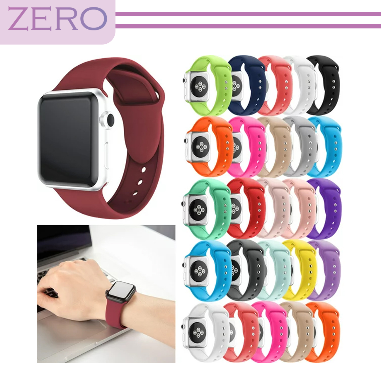 بند زیرو مدل Z20BN مناسب برای ساعت هوشمند سامسونگ Galaxy Watch 5 40 / Watch 5 44 / Watch 5 45