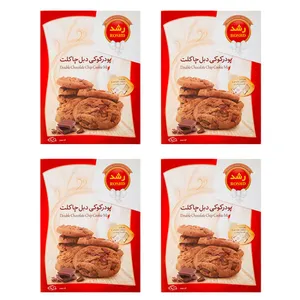 پودر کوکی دبل چاکلت  رشد - 240 گرم بسته 4 عددی