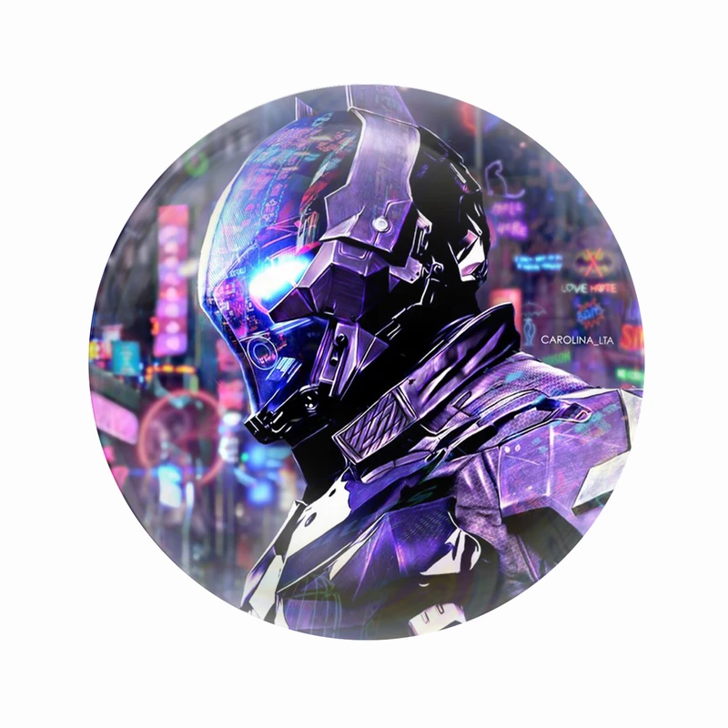 مگنت عرش طرح Batman Arkham Scifi Neon City کد Asm4885