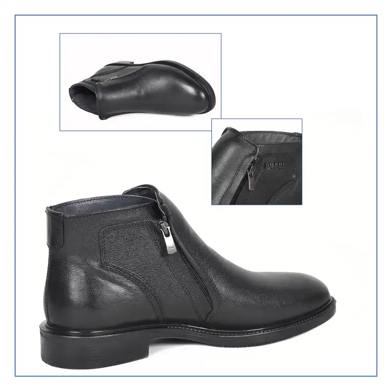 نیم بوت مردانه مدل بلنزا طرح پرادا کد BK.1226