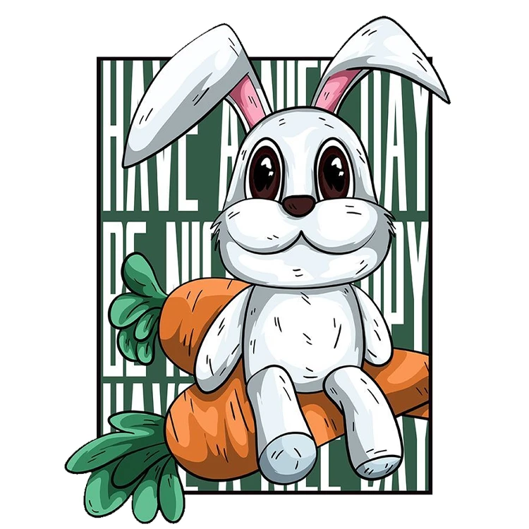 استیکر پارچه و لباس پاد آفرین مدل کارتونی کد S1765