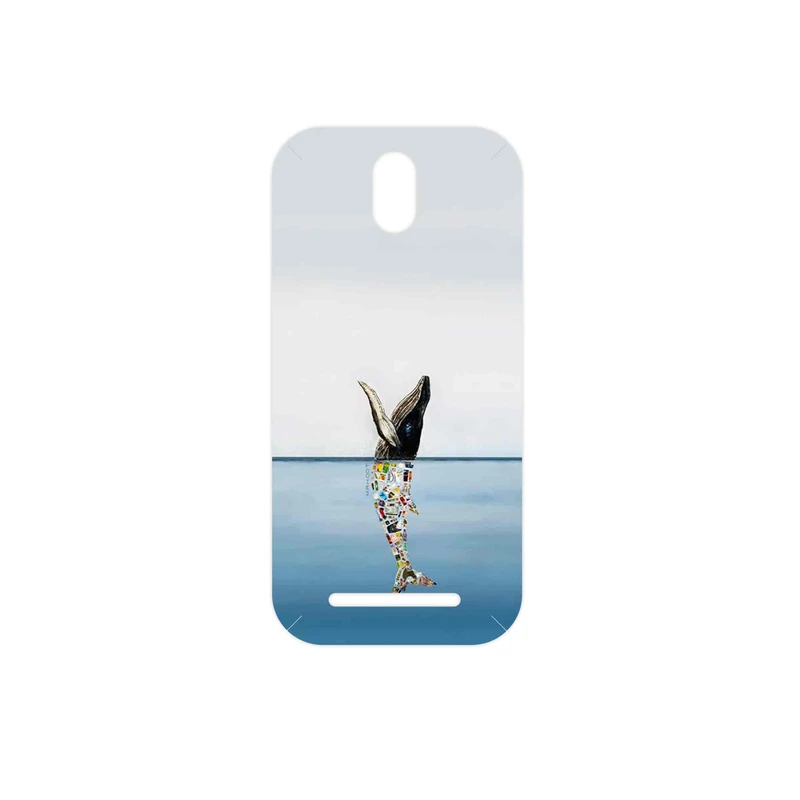 برچسب پوششی ماهوت مدل Collage of Sea Trash مناسب برای گوشی موبایل اچ تی سی Desire 500