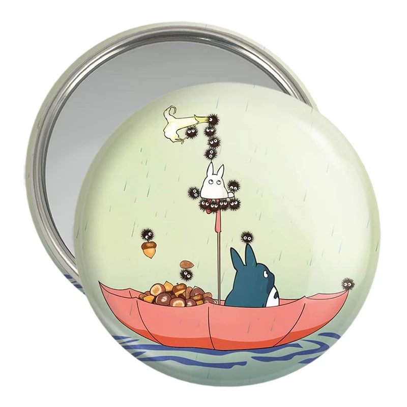 آینه جیبی خندالو مدل توتوروهای کوچک انیمه Totoro  کد 12814