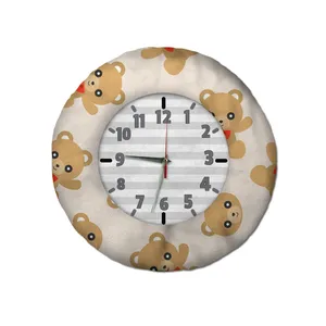 ساعت دیواری کودک شمسه نگار مدل خرس
