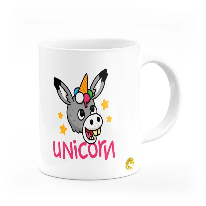 ماگ هومرو طرح یونیکورن اسب تک شاخ مدل MG9550