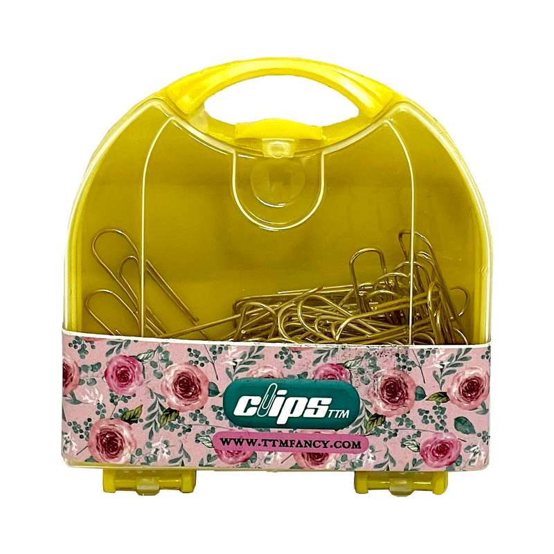 گیره کاغذ کلیپس مدل کیفی بسته 60 عددی