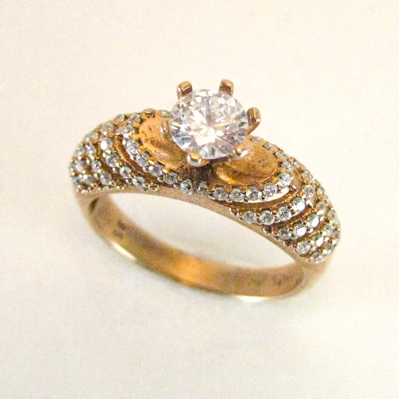 انگشتر نقره زنانه مدل R073