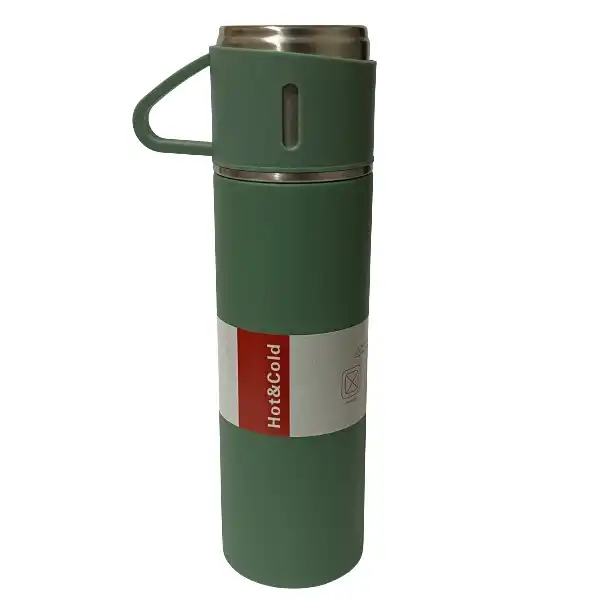 فلاسک و لیوان مدل hot-cold گنجایش 0.5 لیتر بسته 3 عددی