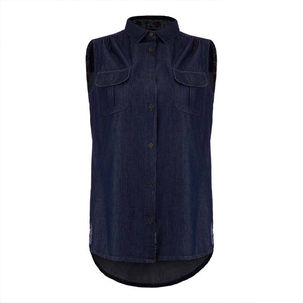 شومیز زنانه سیاوود کد 7110301 رنگ سرمه ای 