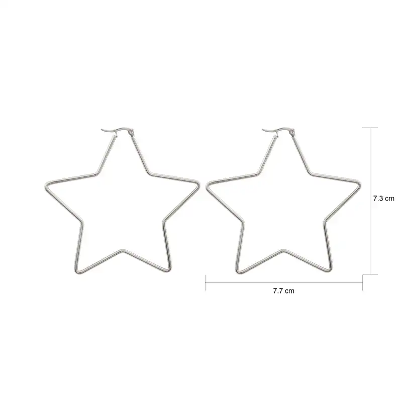 گوشواره زنانه طرح ستاره کد 1233