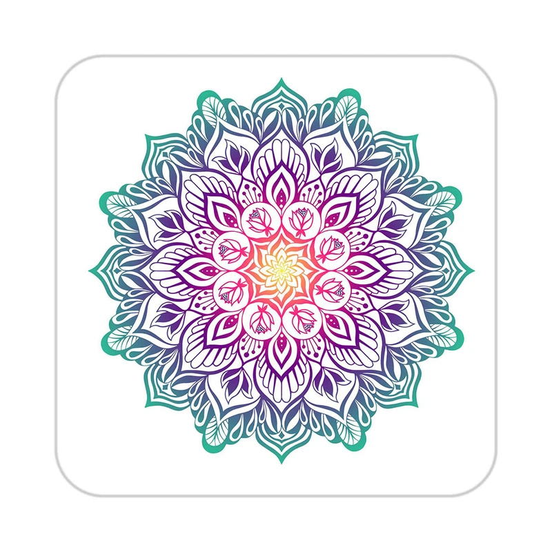 زیر لیوانی کاکتی طرح اسلیمی مدل mg10347