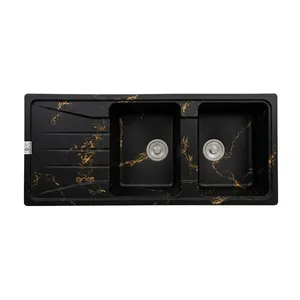 سینک ظرفشویی کورین توکار دو لگنه فارالیا مدل تارا BG
